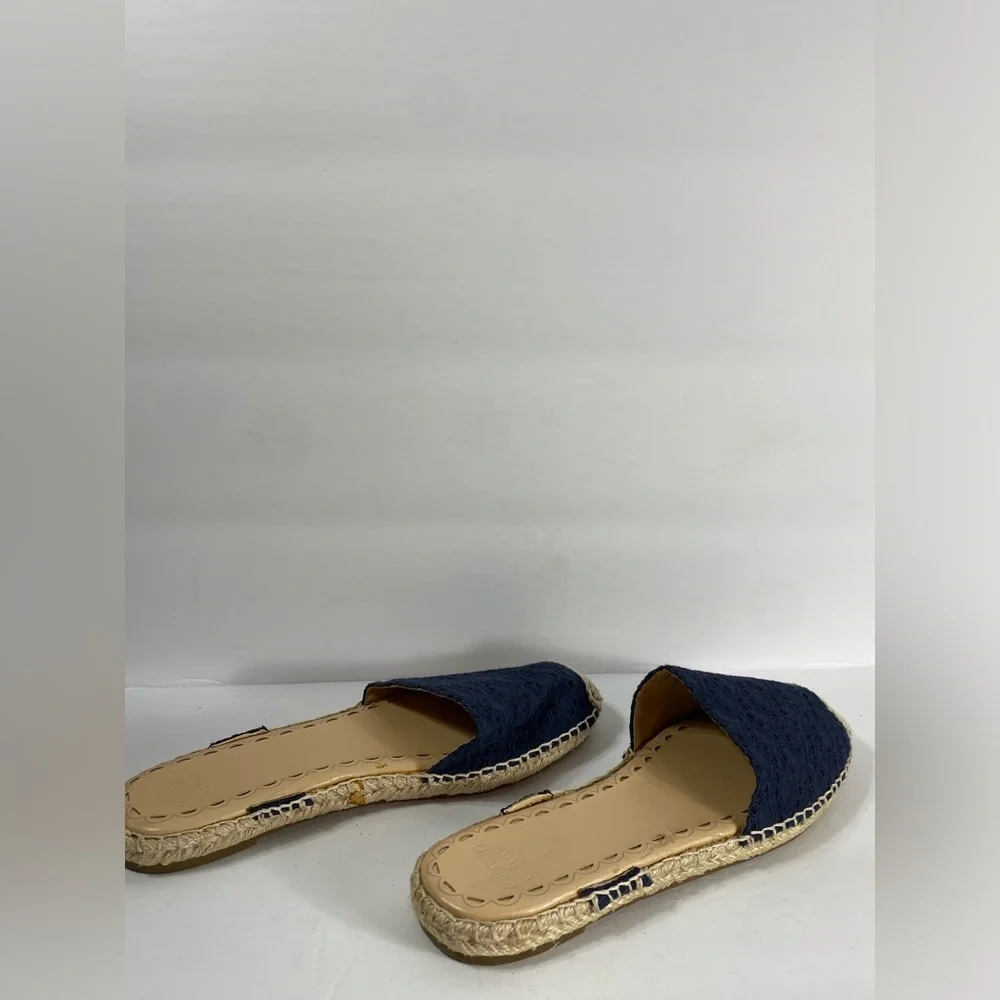Crown & Ivy Women's Navy Espadrille Shoes size 7.5